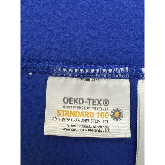 Lands End Men’s Blue Sz XXL Fleece Men’s Full Zip Jacket Zip Pockets - Picture 13 of 15